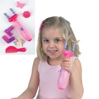 Everything you need to create a funky new look. Includes: battery powered twister, comb, clips,
