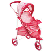 Unbranded My Little Cuddles 3 Wheel Buggy