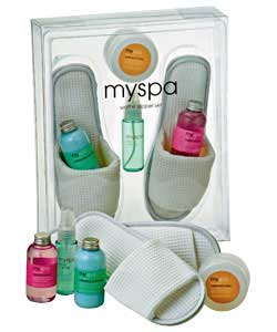 Unbranded My Spa Waffle Slipper Set