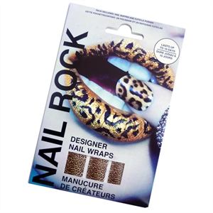 Unbranded Nail Rock - Leopard Print Nail Wraps