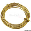 Unbranded Nailz Brass Picture Wire #2 3Mtr