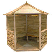 Unbranded Nairn Wooden Gazebo with Seats