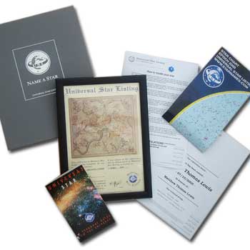 Unbranded Name a star gift pack