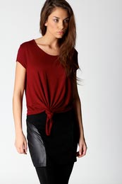 Unbranded Naomi Tie Front T-shirt