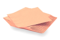 Party Supplies - Napkins - Peach - 3ply - 13x13inch