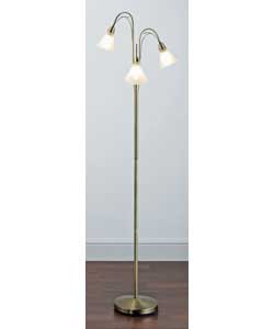 Unbranded Naples Antique Brass Floor Lamp