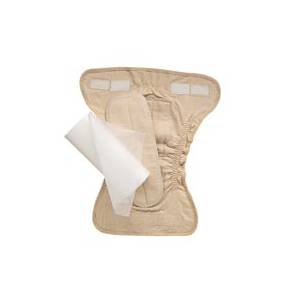 All you need from a washable real nappy: organic unbleached brushed cotton, double elasticated legs 