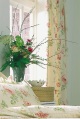 Floral print. 7.5cms (3ins) heading tape. Pair fits rail width up to 229cms (7ft 6ins). Single
