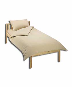 Natural Jersey Complete Single Bed Set in a Bag