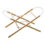 This Natural coloured Moses stand will hold a Moses basket or a carry cot with a minimum base measur