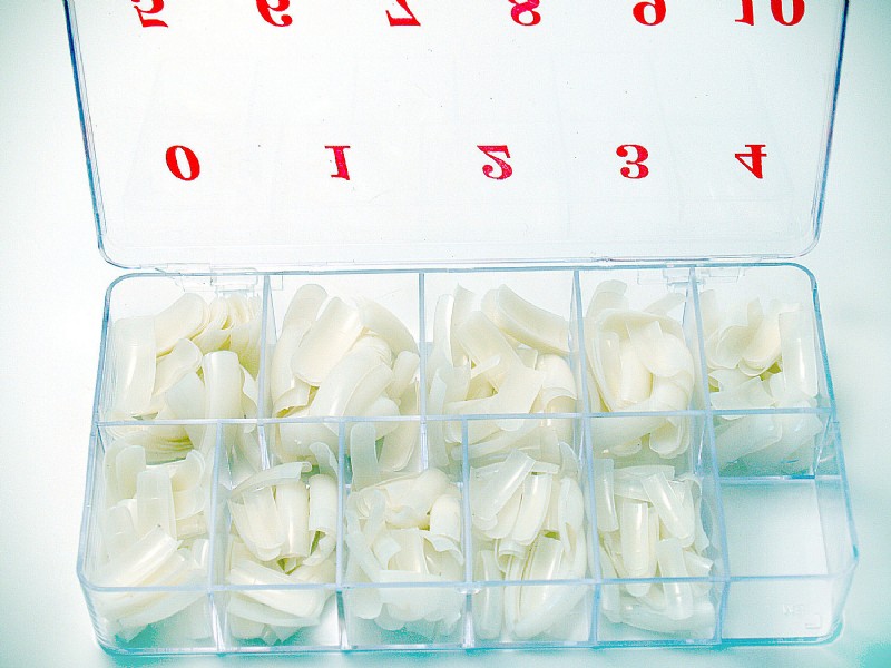Unbranded Natural nail tips in box 500 pieces