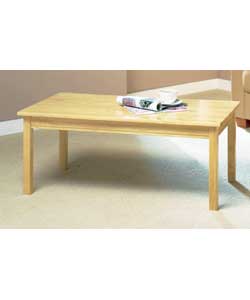 Natural Solid Wood Coffee Table