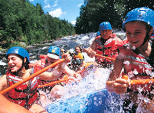 Unbranded Natural white water rapids course