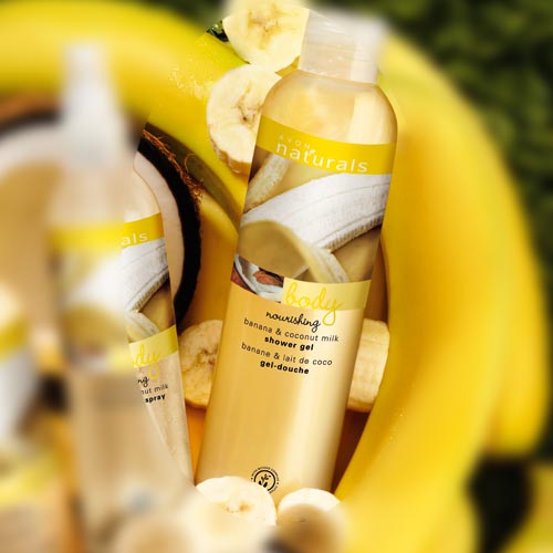 Unbranded Naturals Banana and Coconut Shower Gel