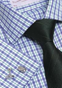 Navy & Lime Raydon Check Shirt