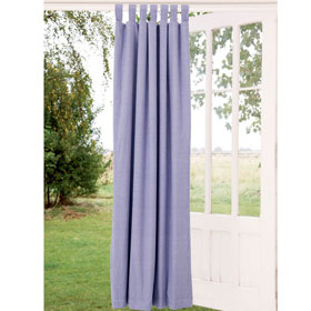 Unbranded Navy Gingham Blackout Lined Curtains