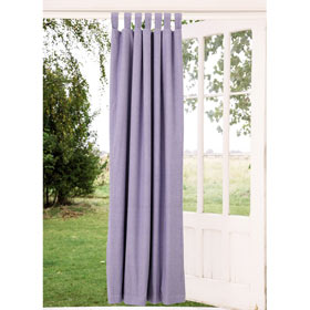 Unbranded Navy Gingham Blackout Tab Top Curtains (Pair of