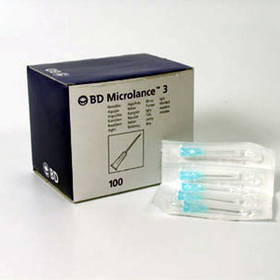 Unbranded Needles Sterile 23g x 1  Pack of 100