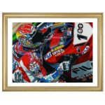 Neil Hodgson 100 to 1 print by Colin Carter