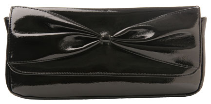 Unbranded Nella patent bow clutch bag