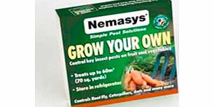 A unique mix of nematodes to target a broad range of pests including carrot root fly  cabbage root fly  leatherjackets  cut worms  onion fly  ants  sciarid fly  caterpillars  gooseberry sawfly  thrips and codling moth. Just follow the application pro