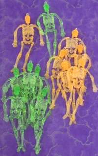 Unbranded Neon Skeletons PK12