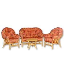 Nepal Teracotta 4 Piece Suite