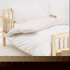 Unbranded Neutral Gingham Cot Bed Duvet Cover