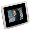 This 7 inch frame looks very stylish with its Black insert and clear surround.  With a resolution of