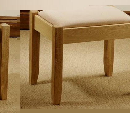 Unbranded New Court Oak Dressing Table Stool