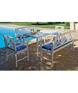 New England 6-8 Seater Patio Set