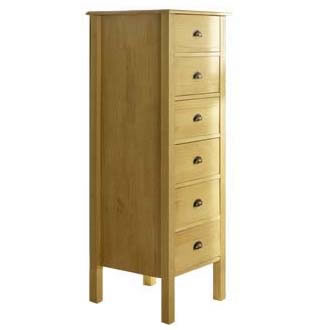 New England 6 drawer tallboy