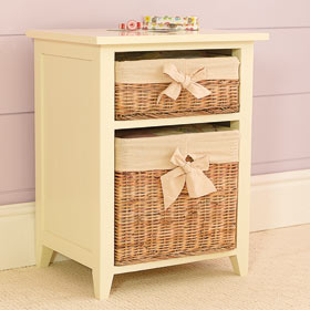 Unbranded New England Bedside Table - SAVE 40 per cent