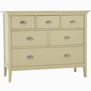 New England Low 6 Drawer Chest