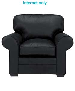 Unbranded New Lucy Chair - Black Leather Effect