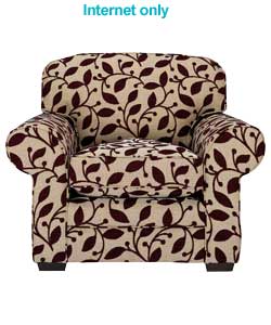 Unbranded New Lucy Chair - Plum Leaf