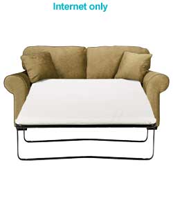 Unbranded New Lucy Metal Action Sofabed - Champagne Velvet