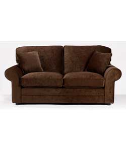 Unbranded New Lucy Metal Action Sofabed - Chocolate