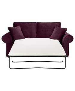 Unbranded New Lucy Metal Action Sofabed - Plum