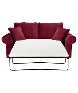 Unbranded New Lucy Metal Action Sofabed - Wine