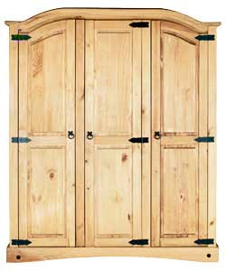 Unbranded New Mexico 3 Door Wardrobe
