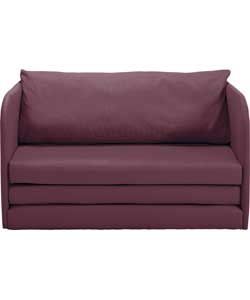 Unbranded New Patti Foam Sofa Bed - Aubergine