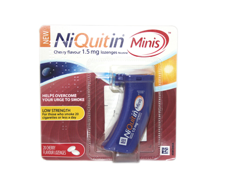 Unbranded **New Product**Niquitin Minis 1.5mg CHERRY