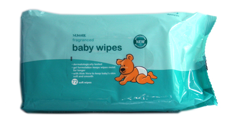Unbranded **NEW PRODUCT**Numark FRAGRANCED Baby Wipes 72