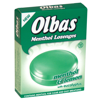 Unbranded **New Product**Olbas Menthol Lozenges Menthol