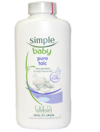 Unbranded *New* Simple Baby Pure Talc 250g