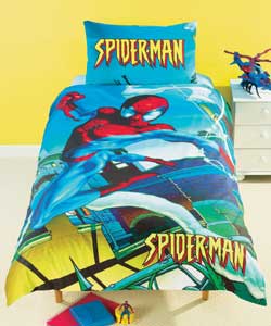 New Spiderman Single Duvet Cover Set