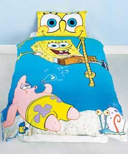 New Sponge Bob Single Duvet Cover Set