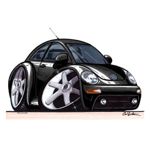 New VW Beetle - Black T-shirt