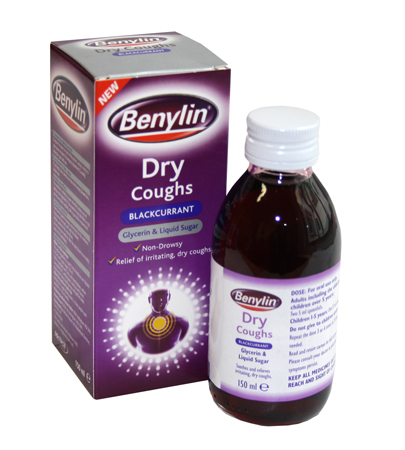 Unbranded *NEW*Benylin Dry Coughs Blackcurrant 150ml